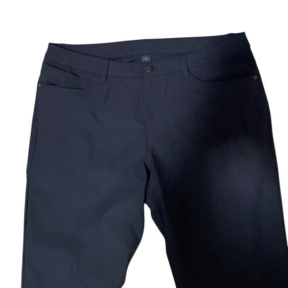 Lululemon ABC Slim Fit Pant Warpstreme M5AQQ Black 26 Men's Sz 36x26 - Picture 2 of 7